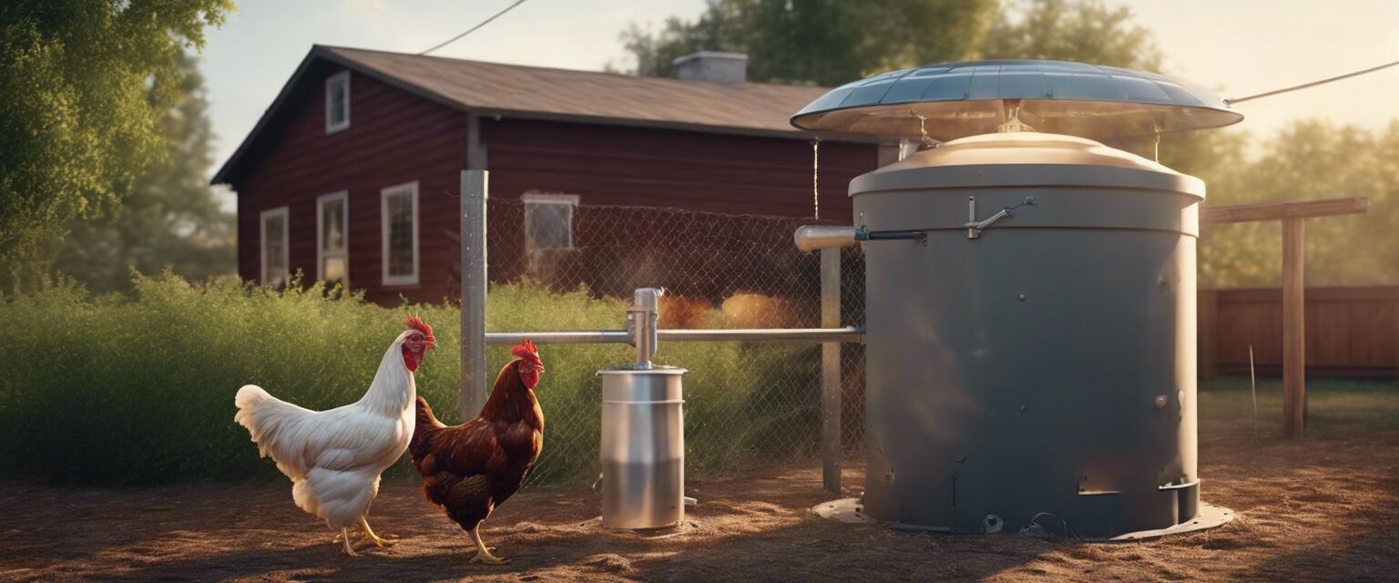 Automatic chicken waterer