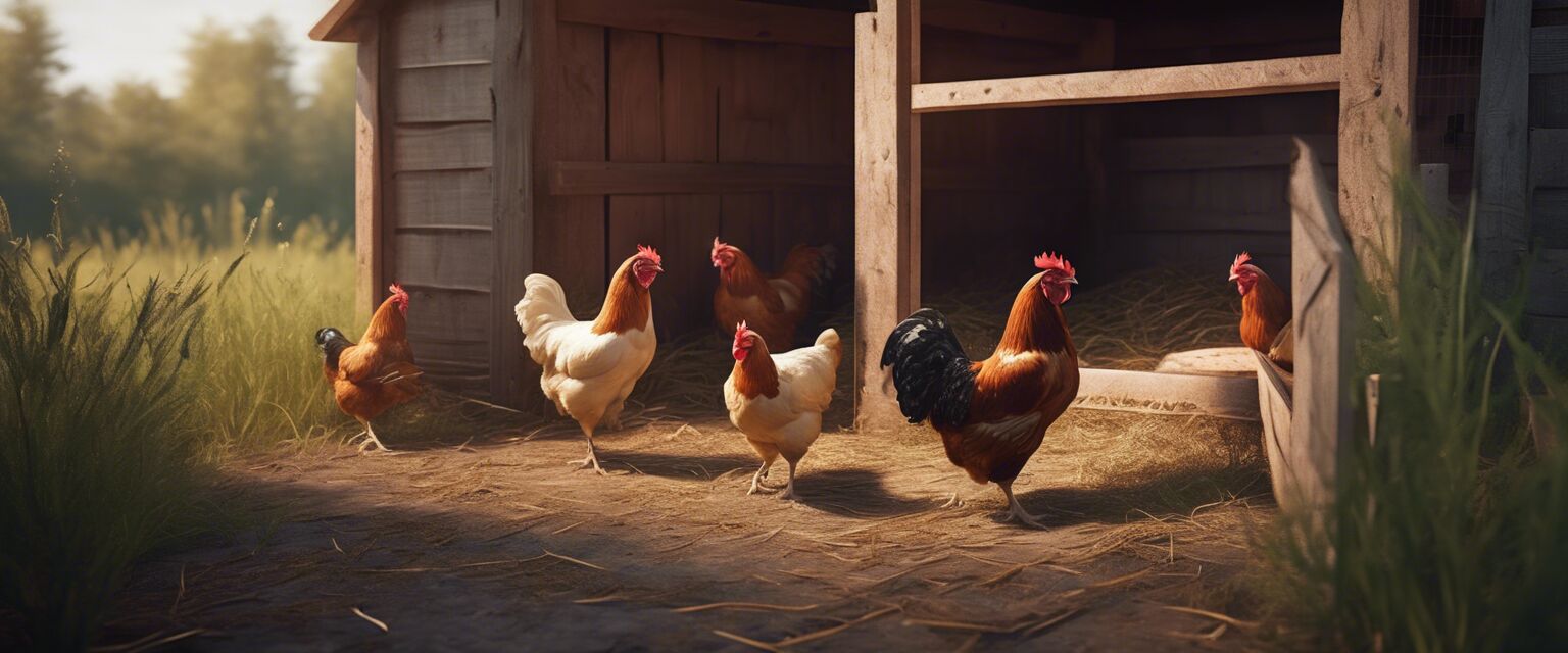 Nesting box for chickens