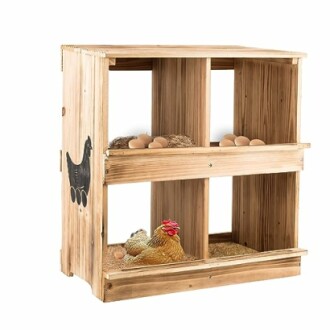 ZeenArt Wooden Chicken Nesting Box